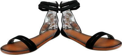 

Rare Women Black Sandals