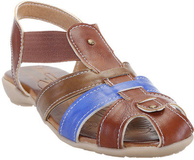 

Zappy Women Tan & Blue Sandals