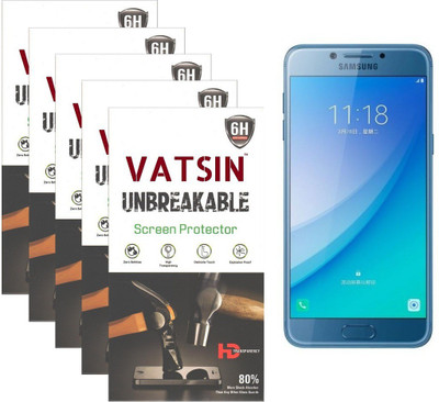 

Vatsin Screen Guard for Samsung Galaxy C5 Pro(Pack of 5), Transparent
