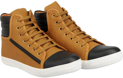 

FAUSTO Ankle Sneakers For Men(Beige