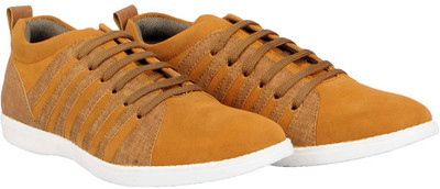 FAUSTO Sneakers For Men(Tan, Brown, Beige