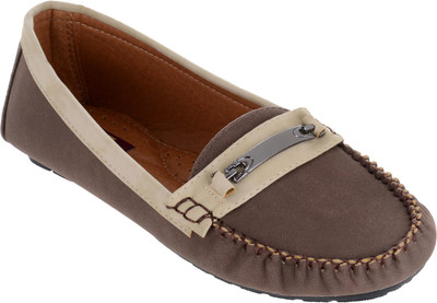 

Shuz Touch Loafers For Women(Brown