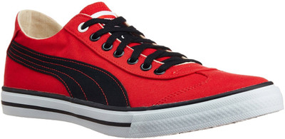 

Puma Canvas Shoes For Men(Red, Redblack