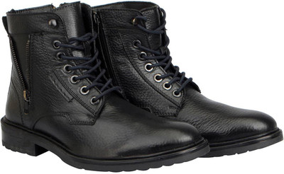 

FAUSTO High Ankle Boots For Men(Black