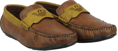 FAUSTO Loafers For Men(Brown, Olive