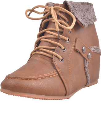 

Adorn New Collection Boots For Women(Beige, Khakhi