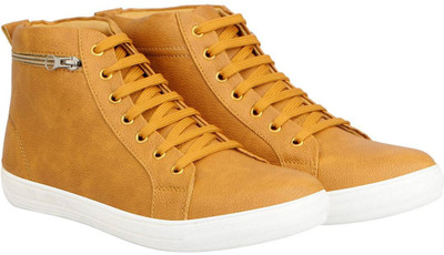 FAUSTO Ankle Sneakers For Men(Beige