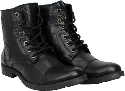 

FAUSTO High Ankle Boots For Men(Black