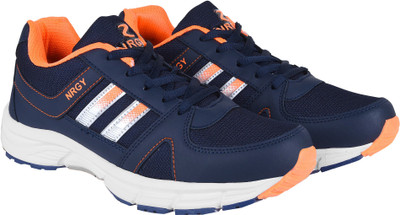 

NRGY Pro Performance Running Shoes For Men(Navy, Orange
