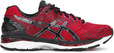 

Asics GEL-NIMBUS 18 (2E) Running Shoes For Men(Red, Racing red/black/silver