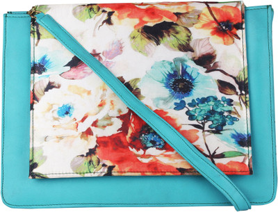 

Vivinkaa Women Casual Blue Leatherette Sling Bag