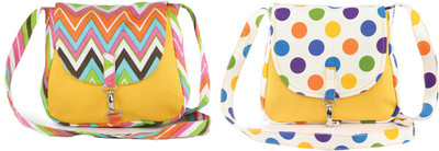 

Vivinkaa Women Casual Multicolor Canvas Sling Bag