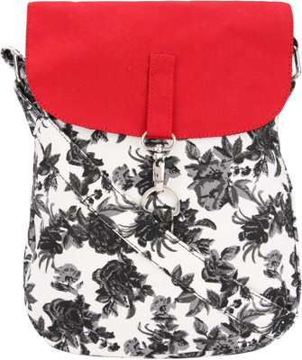 

Vivinkaa Women Casual Red Canvas Sling Bag