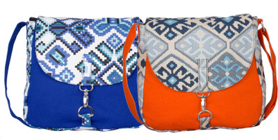 

Vivinkaa Women Casual Multicolor Canvas Sling Bag