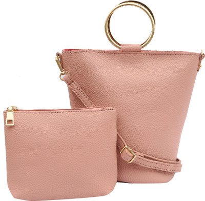 

Pepgirls Girls Casual Pink PU Sling Bag