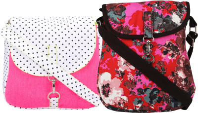 

Vivinkaa Women Casual Multicolor Canvas Sling Bag
