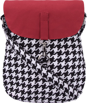 

Vivinkaa Women Casual Red Canvas Sling Bag