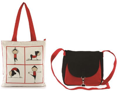 

Vivinkaa Women Casual Multicolor Canvas Sling Bag