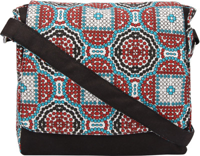 

Vivinkaa Women Casual Brown Canvas Sling Bag