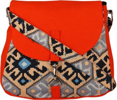 

Vivinkaa Women Casual Multicolor Canvas Sling Bag