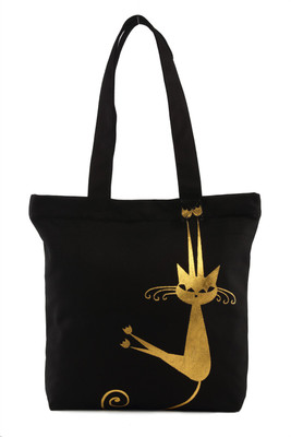 

Vivinkaa Women Casual Black Canvas Shoulder Bag