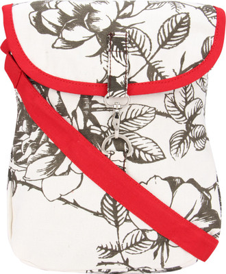 

Vivinkaa Women Casual Red Canvas Sling Bag