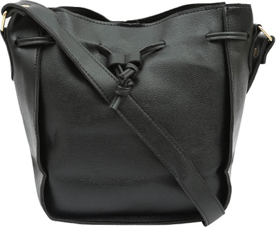 

Pepgirls Girls Casual Black PU Sling Bag