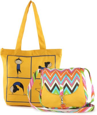 

Vivinkaa Women Casual Multicolor Canvas Sling Bag