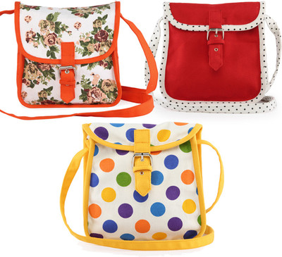

Vivinkaa Women Casual Multicolor Canvas Sling Bag