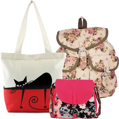 

Vivinkaa Women Casual Multicolor Canvas Sling Bag