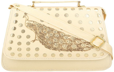 

Bellina Women Casual Beige Leatherette Sling Bag
