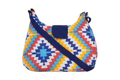 

Vivinkaa Women Casual Blue Canvas Sling Bag