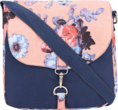 

Vivinkaa Women Casual Pink Canvas Sling Bag