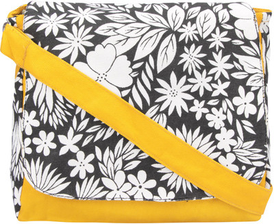 

Vivinkaa Women Casual Yellow Canvas Sling Bag