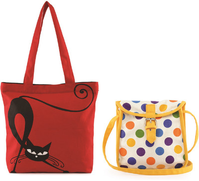 

Vivinkaa Women Casual Multicolor Canvas Sling Bag
