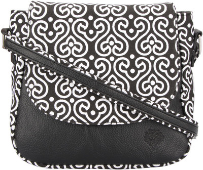 

Vivinkaa Women Casual Black Leatherette Sling Bag