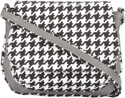 

Vivinkaa Women Casual Grey Leatherette Sling Bag