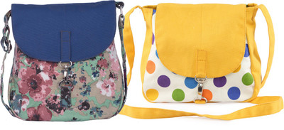 

Vivinkaa Women Casual Multicolor Canvas Sling Bag