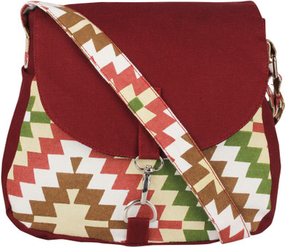 

Vivinkaa Women Casual Multicolor Canvas Sling Bag