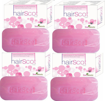

Hairscot Hair Soap(75 g, Pack of 4)