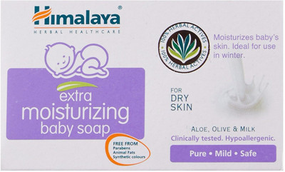 

Himalaya Extra Moisturizing Baby Soap for Dry Skin(75 g)