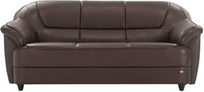 

Durian BERRY/55001/E/3 Leatherette 3 Seater Sofa(Finish Color - BURNT UMBER)