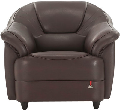 

Durian BERRY/55001/E/1 Leatherette 1 Seater Sofa(Finish Color - BURNT UMBER)