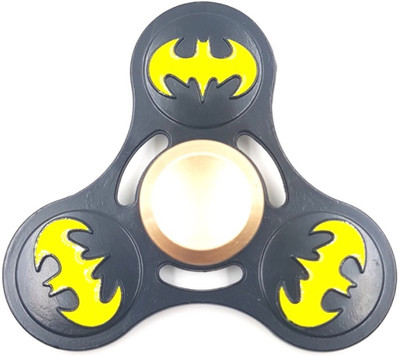 

24x7eMall Batman Fidget METAL Hand Spinner, EDC Toys, Tri-Spinner ~ Ultra Speed Adult Funny Anti Stress Toy(Black)
