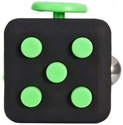 

eShop24x7 CUBE FIDGET Single Finger Decompression Gyro Press Play Toy(Multicolor)