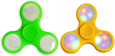 

Metro LED FIDGET SPINNER PREMIUM QUALITY COMBO(Green, Yellow)