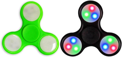 

Metro LED FIDGET SPINNER PREMIUM QUALITY COMBO(Green, Black)