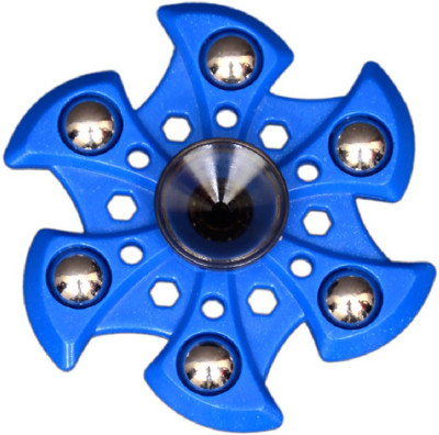 

Montez 6 Ball BLUE Fidget Hand Spinner Toy(Blue)