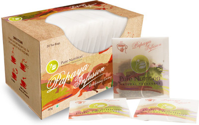

Pure Nutrition Pure Nutrition Papaya Infusion Tea - 20 Tea Bags Papaya Infusion Tea Bags(20 Bags, Box)