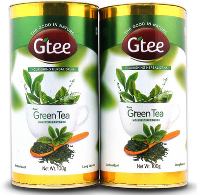 

GTEE GTEE Green Tea Leaves Can - ( 100gms x 2 PACKS) Green Tea(100 g, Drum)